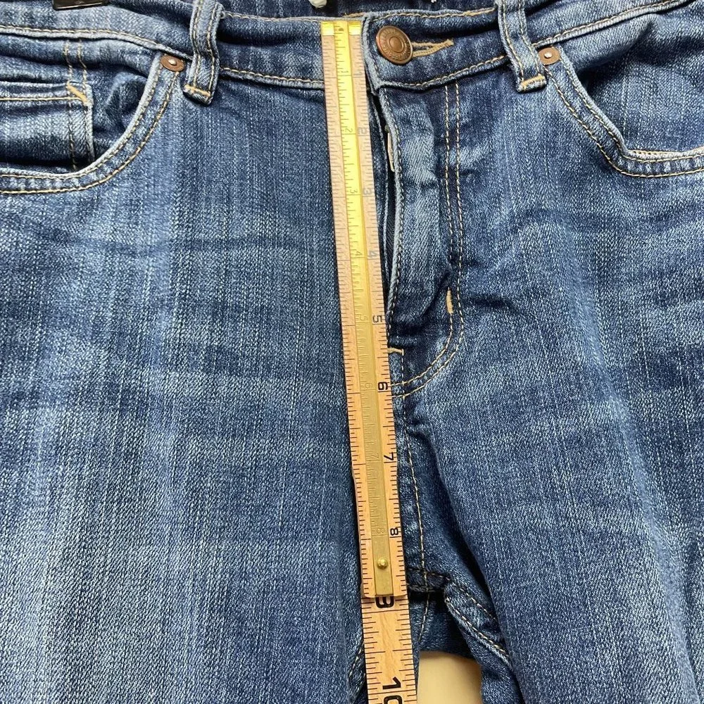 H&M Label of Graded Goods Jean Womens Sz 27 | 4 Raw Edge Mid-Rise 26" Inseam - Picture 6 of 8